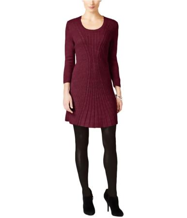 Ny Collection Womens Knit Sweater Dress - PXL