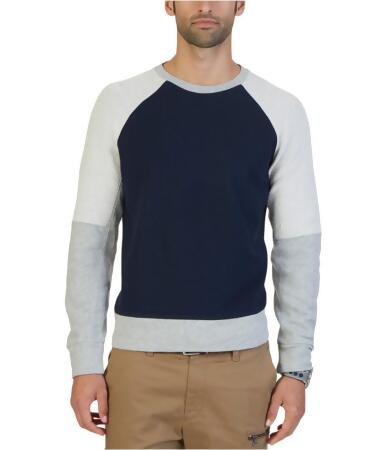 Nautica Mens Slim Fit Colorblocked Sweatshirt - L