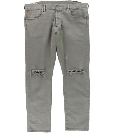 Ralph Lauren Mens Distress Regular Fit Jeans - 38