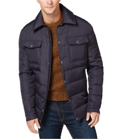 Ryan Seacrest Distinction Mens Down Cpo Quilted Jacket - L