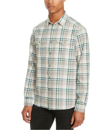 Kenneth Cole Mens Two Pocket Button Up Shirt - M