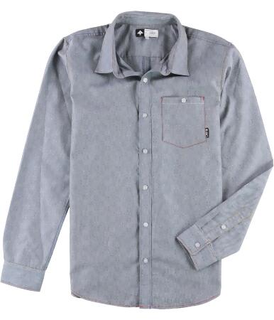 Lrg Mens Woven Solace Button Up Shirt - L