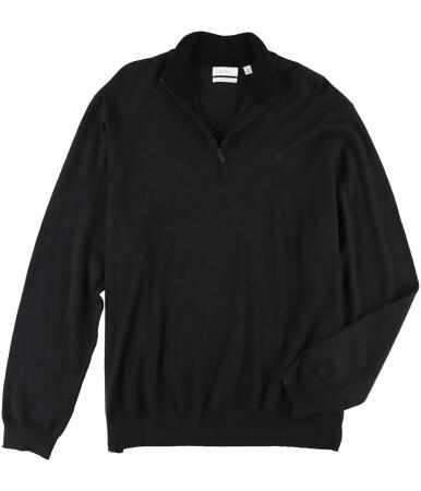 Calvin Klein Mens Quarter Zip Merino Pullover Sweater - 2XL