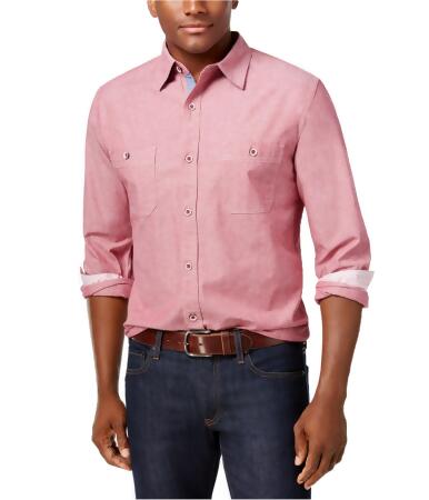 Weatherproof Mens Denim Button Up Shirt - M