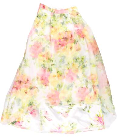 City Studio Womens Floral A-Line Skirt - 3