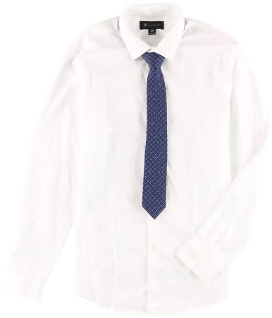I-n-c Mens Embellished Tie Button Up Shirt - M
