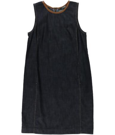 Ralph Lauren Womens Denim Shift Dress - 8