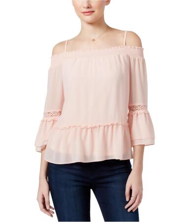 Bcx Womens Flounce-Hem Knit Blouse - XL