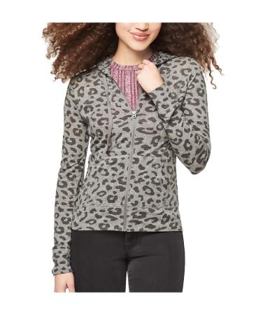 Aeropostale Womens Leopard Hoodie Sweatshirt - XS