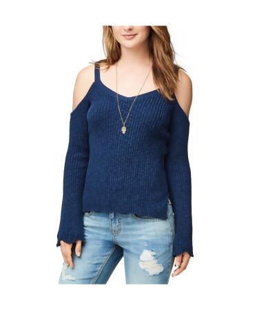 Aeropostale Womens Cold Shoulder Textured Pullover Sweater - M