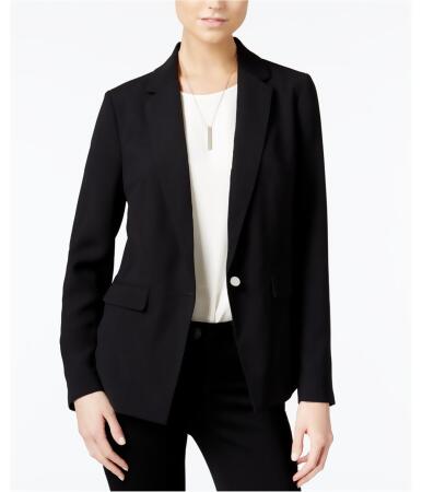 Bar Iii Womens Notched Collar One Button Blazer Jacket - XL