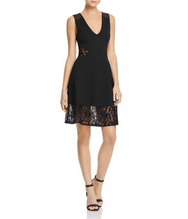 French Connection Womens Tatlin Beau Lace Fit Flare Dress - 6
