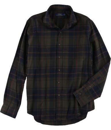Ralph Lauren Mens Twill Button Up Shirt - L