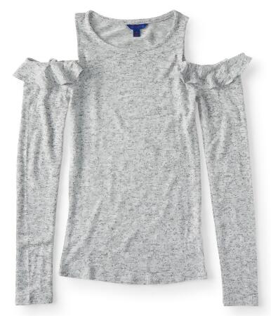 Aeropostale Womens Cold Shoulder Pullover Blouse - L