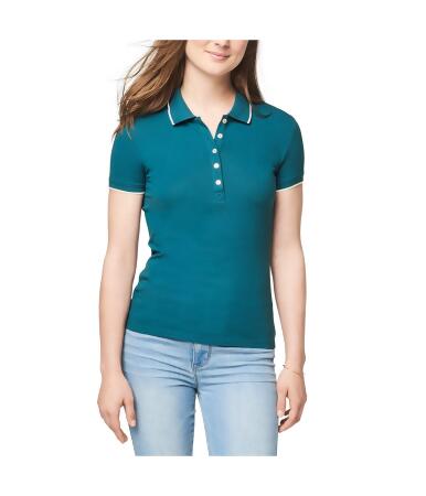 Aeropostale Womens Contrast Polo Shirt - L