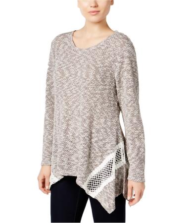 Style Co. Womens Handkerchief-Hem Pullover Sweater - PM