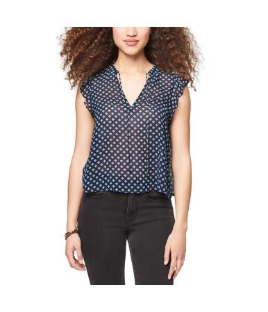 Aeropostale Womens Flirty Print Pullover Blouse - M