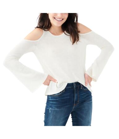 Aeropostale Womens Cold Shoulder Knit Blouse - M