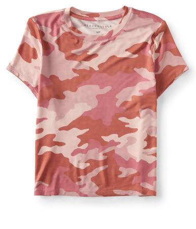 Aeropostale Womens Camo Basic T-Shirt - L