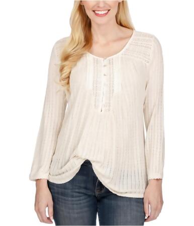 Lucky Brand Womens Needle Knit Pullover Blouse - M