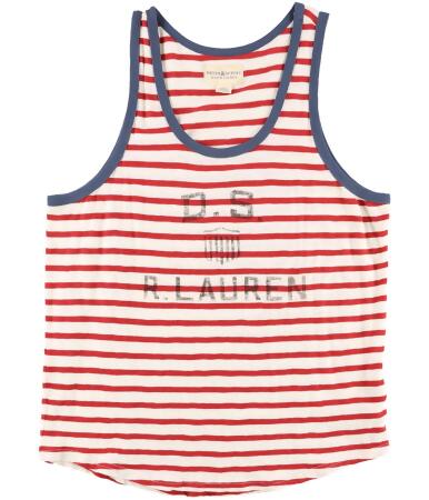 Ralph Lauren Mens Stripe Graphic Tank Top - 2XL