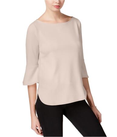 Bar Iii Womens Textured Bell Sleeve Pullover Blouse - XL