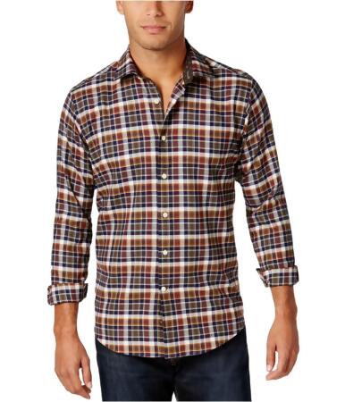 Tallia Mens Plaid Button Up Shirt - XL