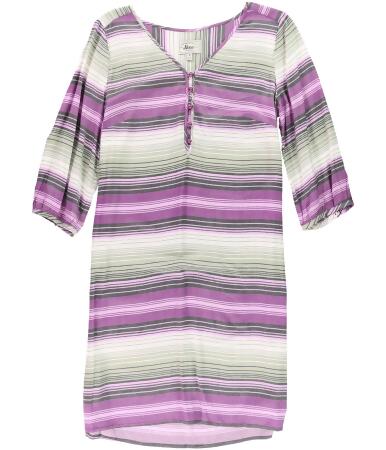 G.h. Bass Co. Womens Striped Shirt Dress - M