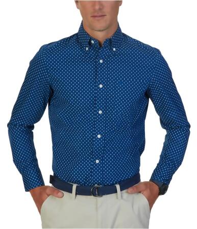 Nautica Mens Non Iron Button Up Shirt - XL