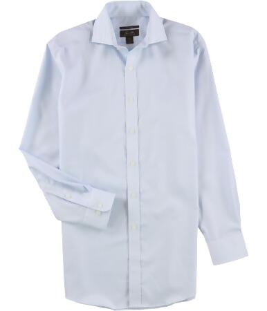 Tasso Elba Mens Houndsooth Button Up Dress Shirt - 17 1/2