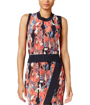 Rachel Roy Womens Printed Knit Blouse - S