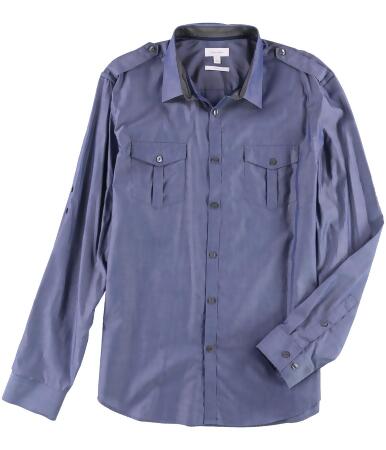 Calvin Klein Mens Double Button Up Shirt - L