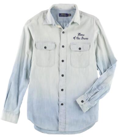 Ralph Lauren Mens Usa Button Up Shirt - S