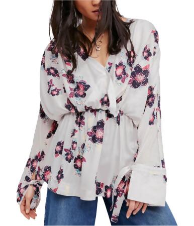 Free People Womens Tuscan Dreams Tunic Blouse - S