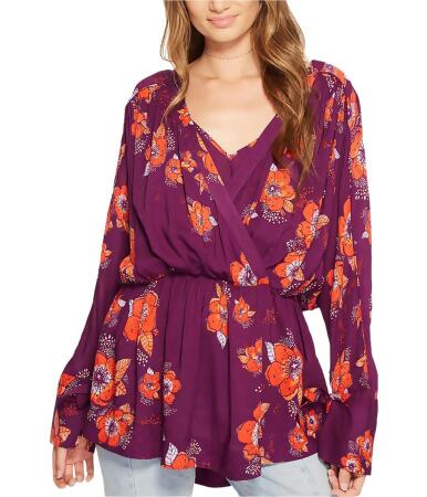 Free People Womens Tuscan Dreams Tunic Blouse - XS