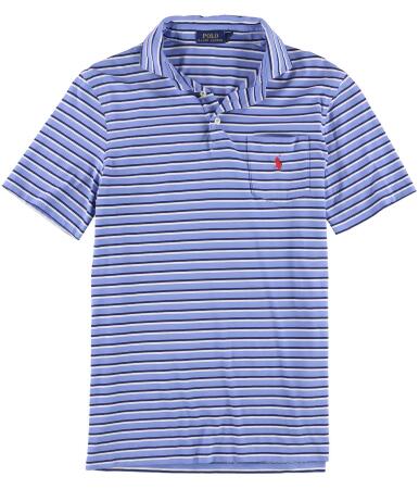 Ralph Lauren Mens Beach Stripe Rugby Polo Shirt - S