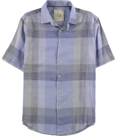 Tasso Elba Mens Skylander Button Up Shirt - S