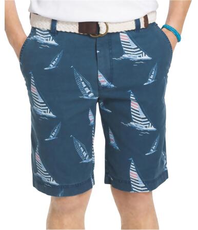 Izod Mens Sailboat Casual Bermuda Shorts - 30