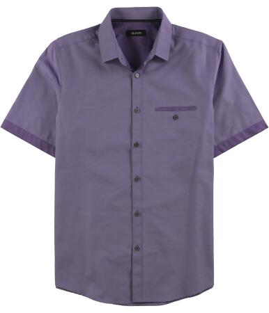 Alfani Mens Blair Texture Button Up Shirt - S