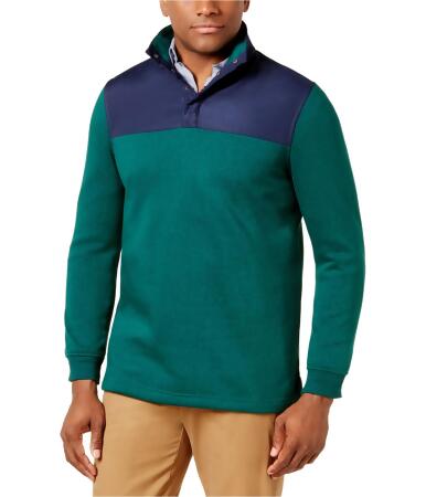 Club Room Mens Colorblocked Knit Sweater - S