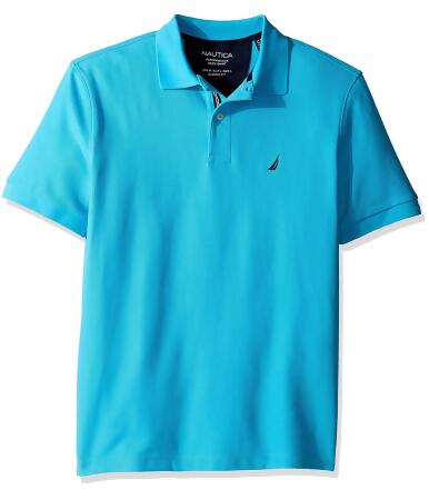 Nautica Mens Classic Textured Rugby Polo Shirt - S