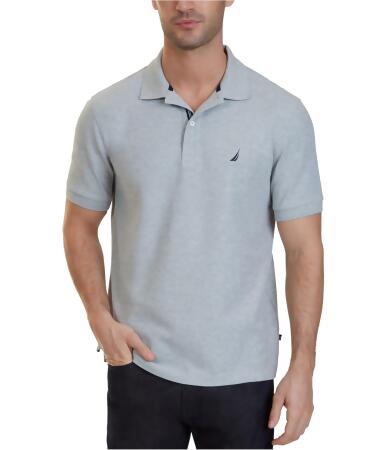 Nautica Mens Classic Textured Rugby Polo Shirt - XS