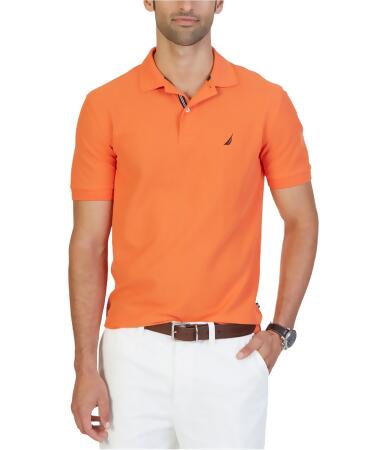 Nautica Mens Classic Textured Rugby Polo Shirt - S