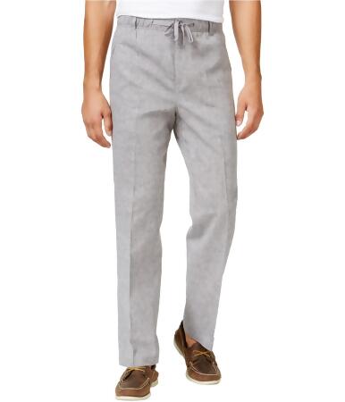 Tasso Elba Mens End-On-End Casual Trousers - S
