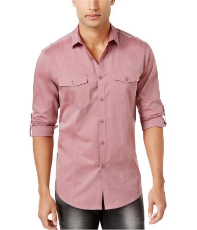 I-n-c Mens Core Topper Button Up Shirt - L