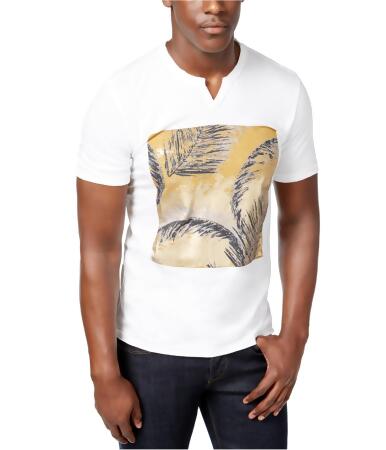 I-n-c Mens Feather Graphic T-Shirt - 2XL