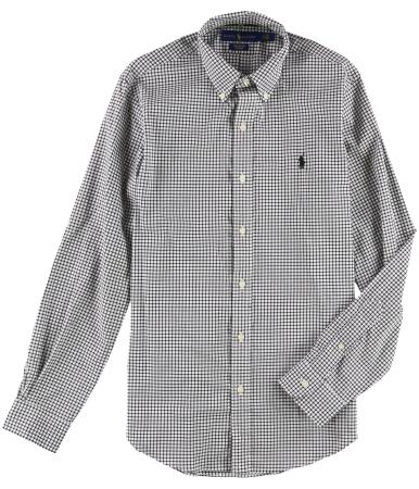 Ralph Lauren Mens Standard Check Button Up Shirt - S