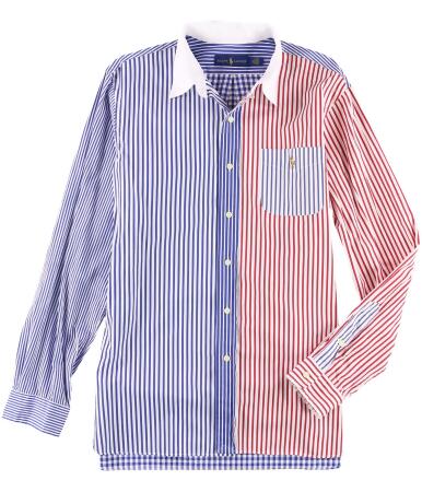 Ralph Lauren Mens Striped Button Up Shirt - S