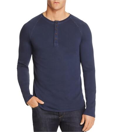 M. Singer Mens Basic Henley Shirt - L