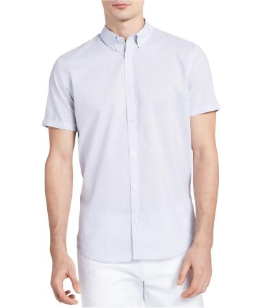 Calvin Klein Mens Pinwheel Button Up Shirt - L
